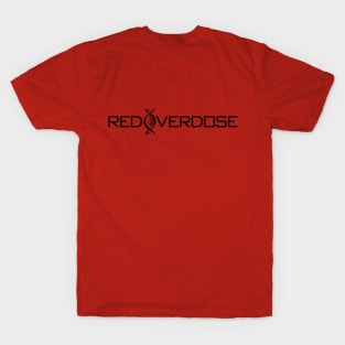 Red Overdose simple black logo T-Shirt